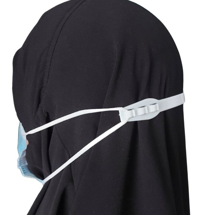 attache masque hijab