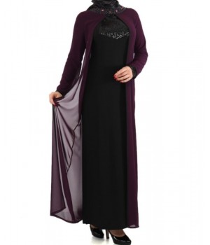 Abaya Nayan - Abaya de soirée - Robe turque de soirée