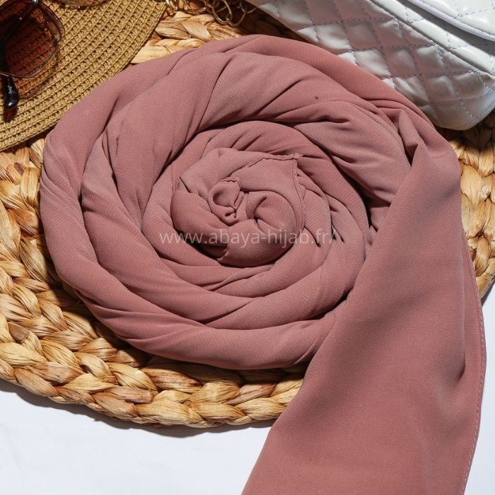 hijab soie de medine marron hijab soie de medine marron