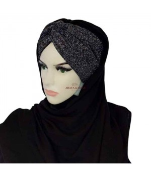 Hijab bandeau intégré brillant