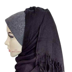 hijab noir pashmina hiver