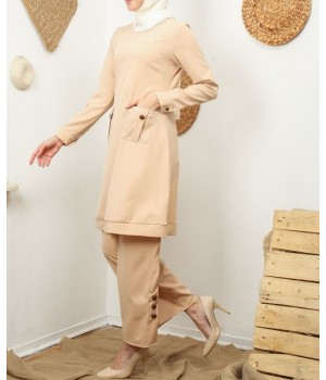 Ensemble femme musulmane Emna - Ensemble hijab long