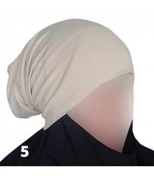 bonnet hijab tube beige