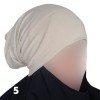 bonnet hijab tube beige