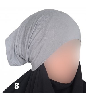 bonnet hijab tube gris clair