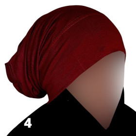 bonnet sous hijab tube rouge