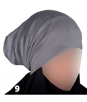 bonnet sous hijab tube gris