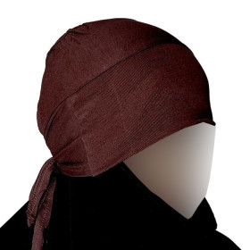 bonnet sous hijab anti dérapant marron