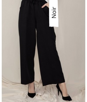 pantalon large noir