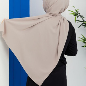 Hijab Soie de Medine Nude