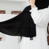 Hijab sedef noir