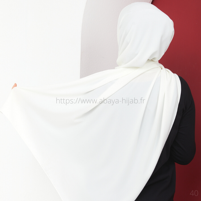 hijab soie de medine blanc hijab soie de medine blanc