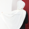 hijab soie de medine blanc