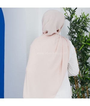 Hijab Soie de Médine Rose Poudré - Voile ou Foulard - Sedef
