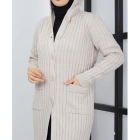 cardigan femme voilée