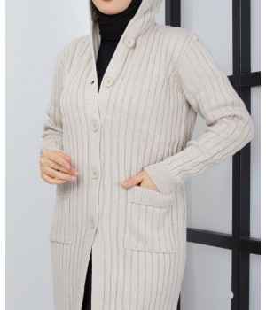 cardigan femme voilée