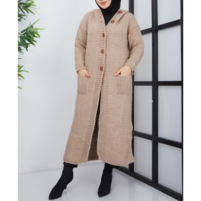 long gilet manteau