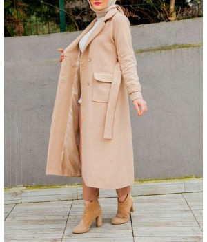 manteau femme tres long