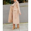 manteau long mastour beige