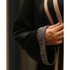 Abaya kimono noire chic - Abaya femme moderne élégante- Abaya pas cher