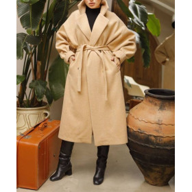 manteau femme musulmane beige