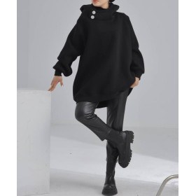 pull oversize noir