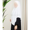 Khimar blanc moderne