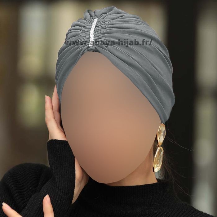 Turban gris