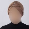 turban moderne marron