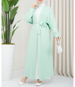 robe kimono vert
