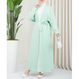 robe kimono vert