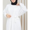 kimono femme musulmane blanc