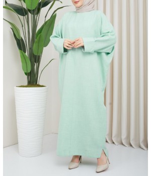 abaya femme verte