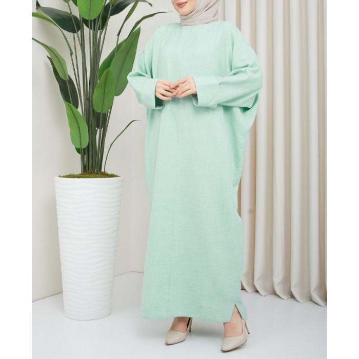 abaya femme verte
