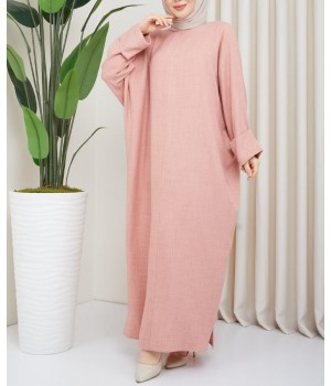 Abaya moderne rose