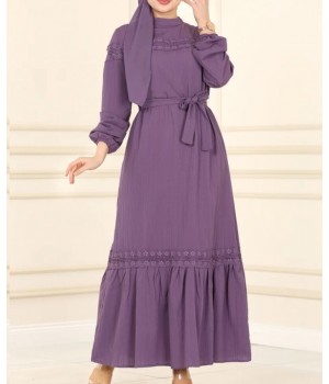 robe longue femme voilée