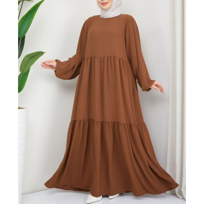 Robe ample femme voilée - Robe longue femme voilée - Robe moderne