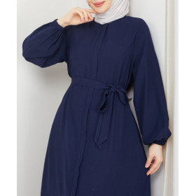 abaya femme moderne couleur bleu marine