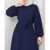 abaya femme moderne couleur bleu marine