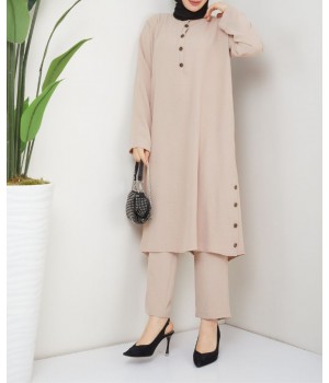 Ensemble Kadi Beige - Ensemble Hijab