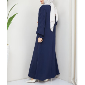 abaya manches bouffantes moderne