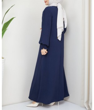 abaya manches bouffantes moderne