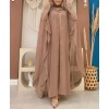 abaya de soirée marron