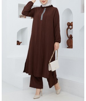 Ensemble Rosa Marron -...