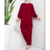 ensemble femme musulmane couleur rouge