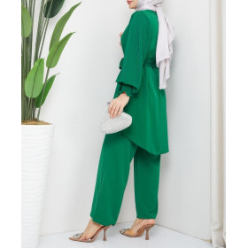 ensemble mastour pour femme voilée de couleur vert