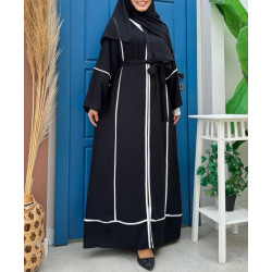 Abaya Noire Rawiya