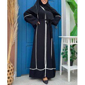 abaya noire pour femme