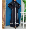 abaya noire pour femme