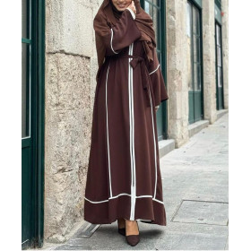 Robe Abaya Rawiya Marron